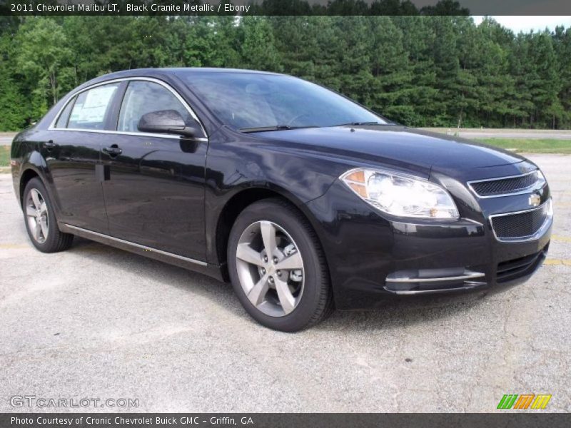Black Granite Metallic / Ebony 2011 Chevrolet Malibu LT