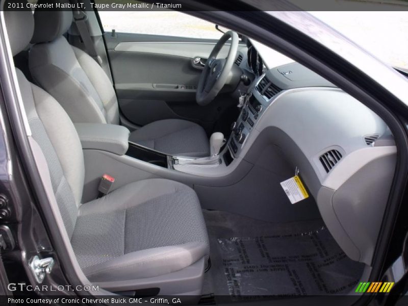 Taupe Gray Metallic / Titanium 2011 Chevrolet Malibu LT