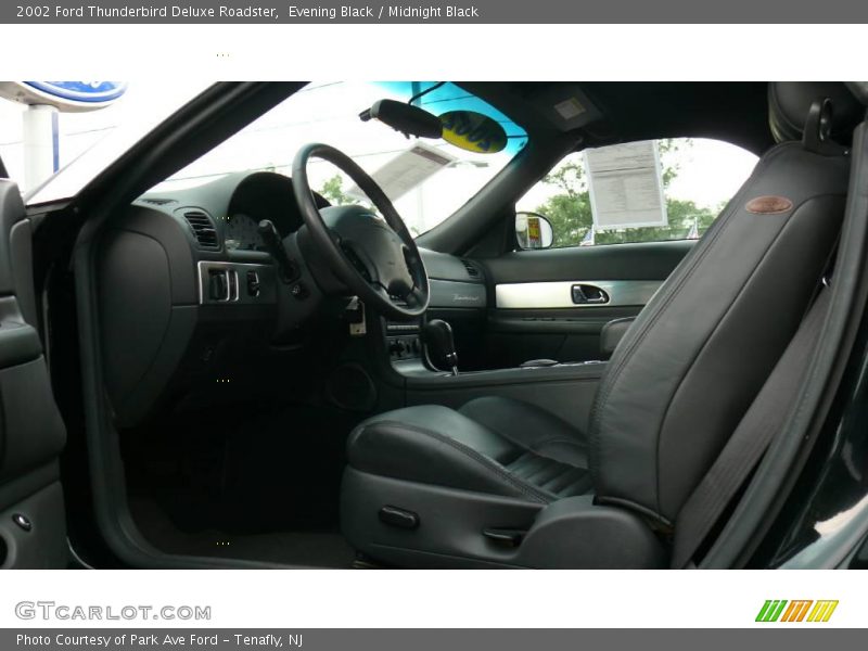 Evening Black / Midnight Black 2002 Ford Thunderbird Deluxe Roadster