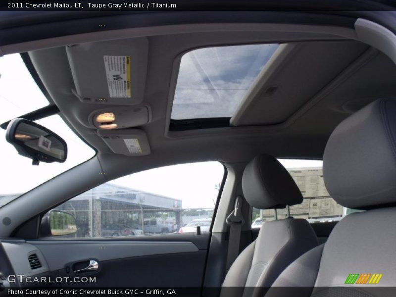Taupe Gray Metallic / Titanium 2011 Chevrolet Malibu LT