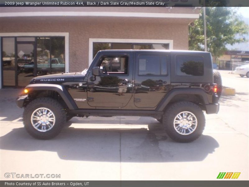 Black / Dark Slate Gray/Medium Slate Gray 2009 Jeep Wrangler Unlimited Rubicon 4x4