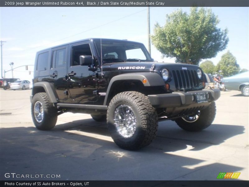 Black / Dark Slate Gray/Medium Slate Gray 2009 Jeep Wrangler Unlimited Rubicon 4x4