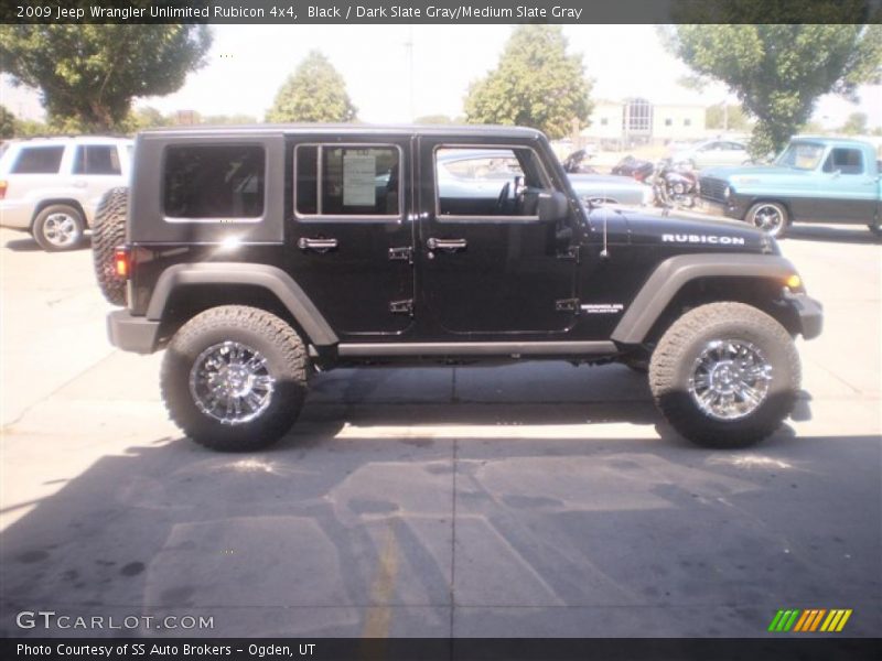 Black / Dark Slate Gray/Medium Slate Gray 2009 Jeep Wrangler Unlimited Rubicon 4x4