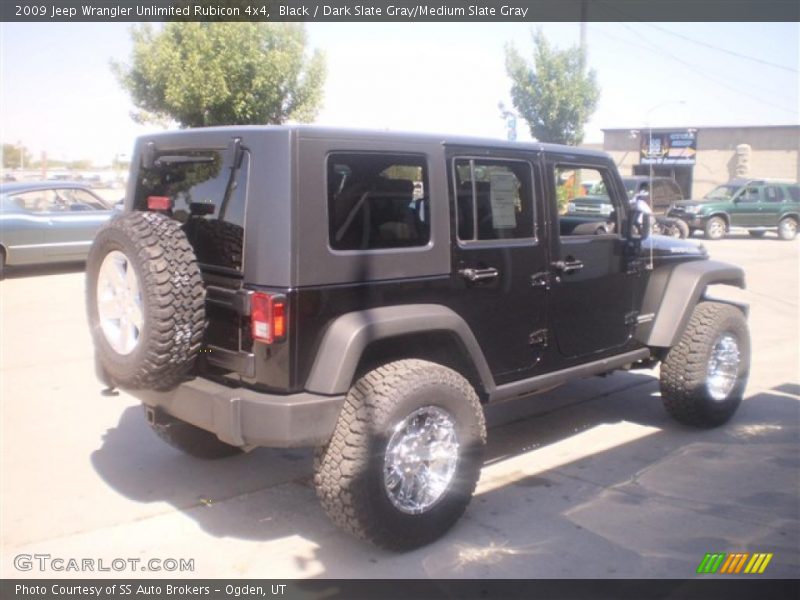 Black / Dark Slate Gray/Medium Slate Gray 2009 Jeep Wrangler Unlimited Rubicon 4x4