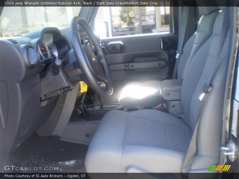 Black / Dark Slate Gray/Medium Slate Gray 2009 Jeep Wrangler Unlimited Rubicon 4x4