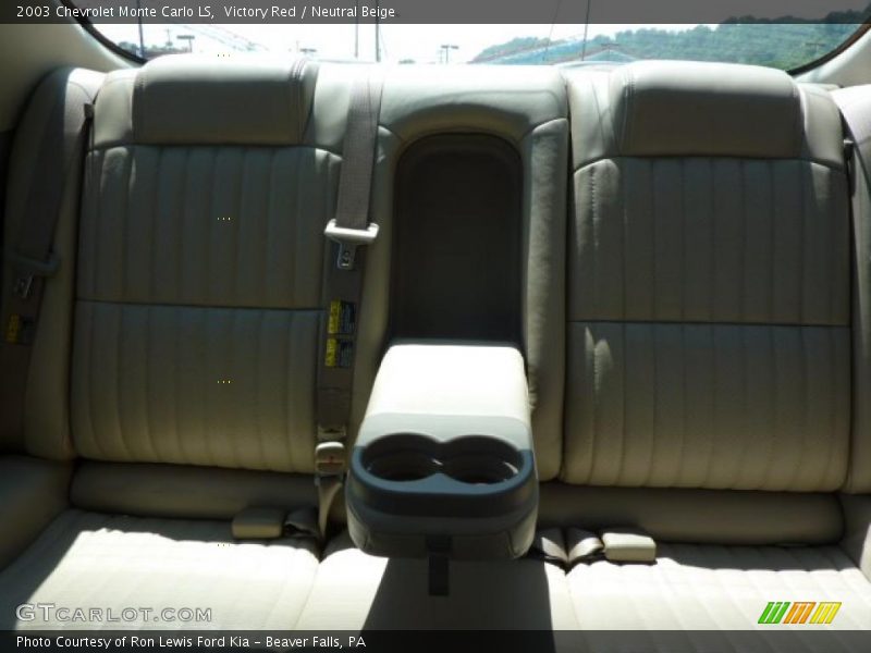 Victory Red / Neutral Beige 2003 Chevrolet Monte Carlo LS