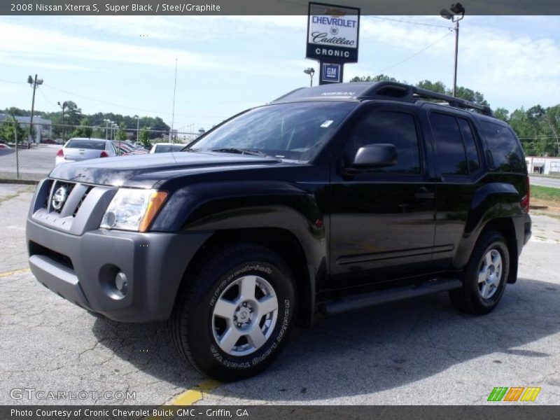 Super Black / Steel/Graphite 2008 Nissan Xterra S