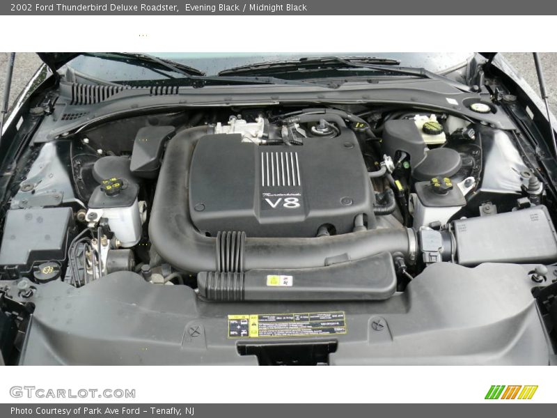 Evening Black / Midnight Black 2002 Ford Thunderbird Deluxe Roadster
