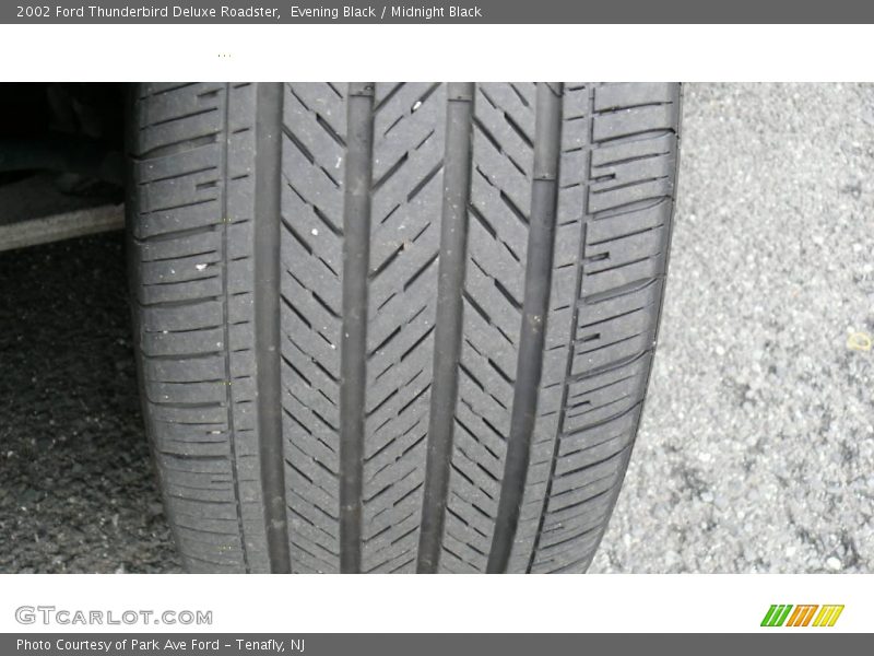 Evening Black / Midnight Black 2002 Ford Thunderbird Deluxe Roadster