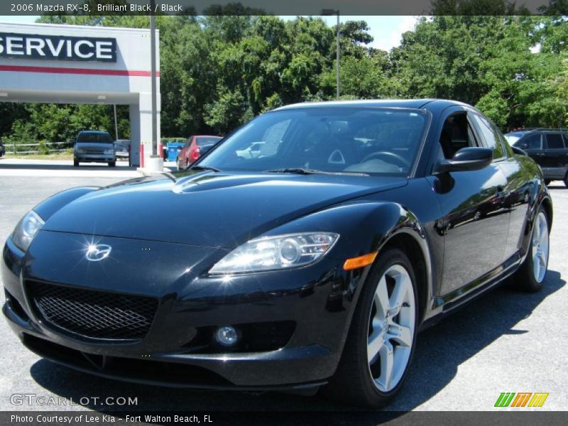 Brilliant Black / Black 2006 Mazda RX-8