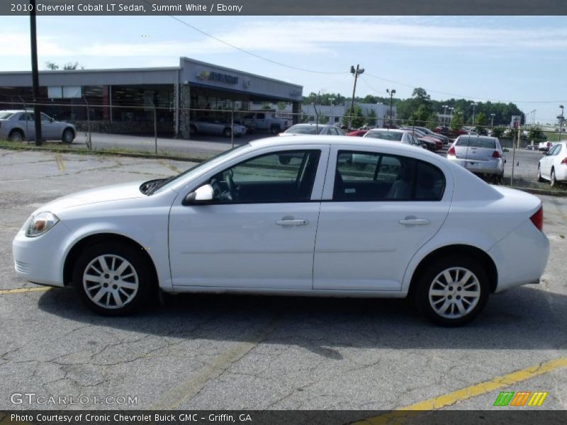 Summit White / Ebony 2010 Chevrolet Cobalt LT Sedan