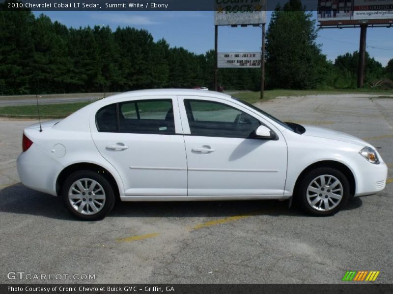 Summit White / Ebony 2010 Chevrolet Cobalt LT Sedan