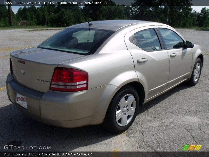 Light Sandstone Metallic / Dark Slate Gray 2009 Dodge Avenger SE