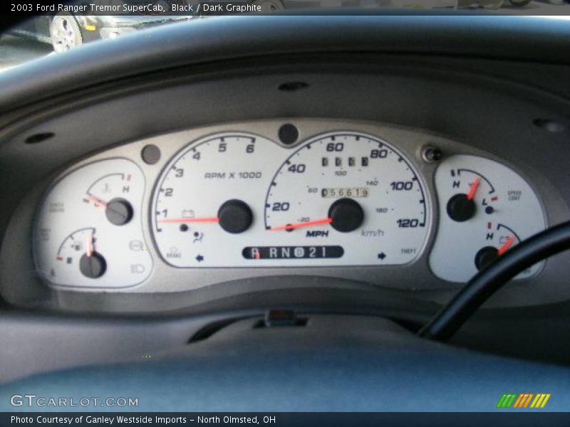 Black / Dark Graphite 2003 Ford Ranger Tremor SuperCab