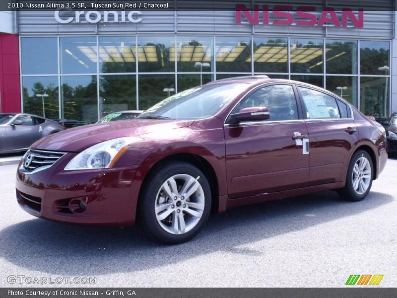 Tuscan Sun Red / Charcoal 2010 Nissan Altima 3.5 SR