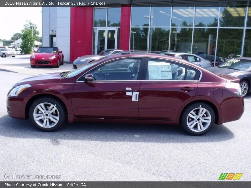 Tuscan Sun Red / Charcoal 2010 Nissan Altima 3.5 SR