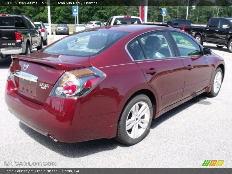 Tuscan Sun Red / Charcoal 2010 Nissan Altima 3.5 SR