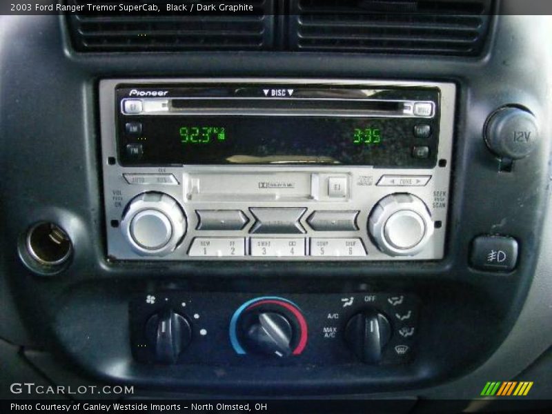 Black / Dark Graphite 2003 Ford Ranger Tremor SuperCab
