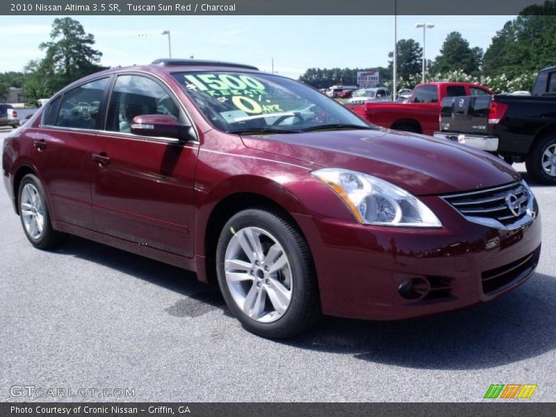 Tuscan Sun Red / Charcoal 2010 Nissan Altima 3.5 SR