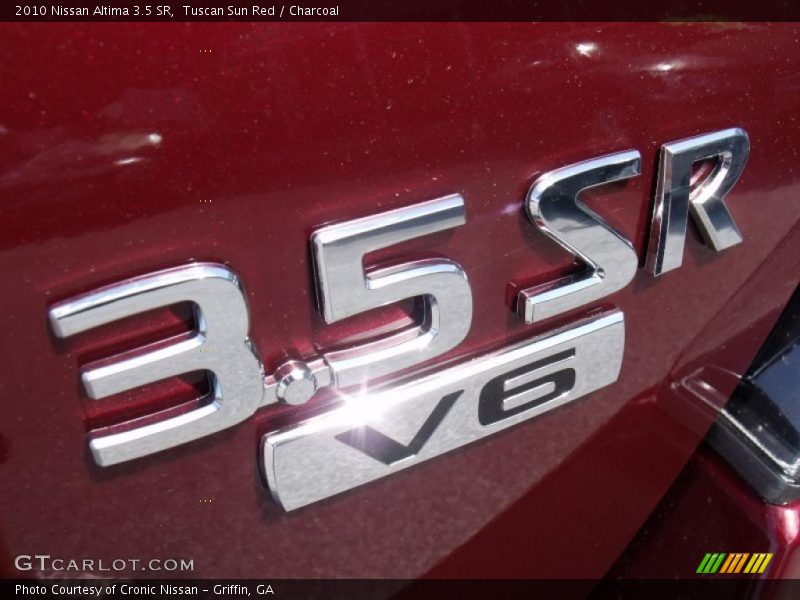 Tuscan Sun Red / Charcoal 2010 Nissan Altima 3.5 SR