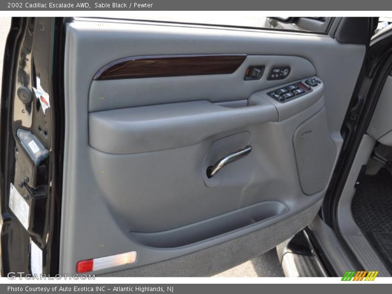 Sable Black / Pewter 2002 Cadillac Escalade AWD