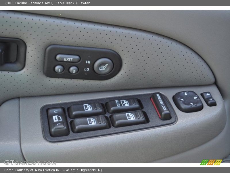 Sable Black / Pewter 2002 Cadillac Escalade AWD