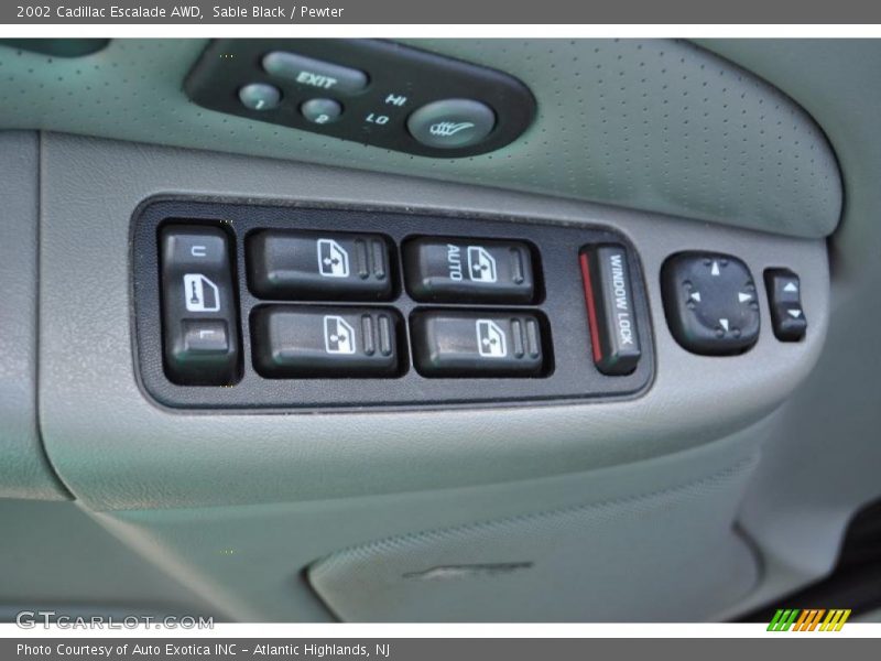 Sable Black / Pewter 2002 Cadillac Escalade AWD