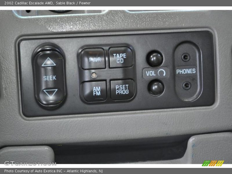 Sable Black / Pewter 2002 Cadillac Escalade AWD