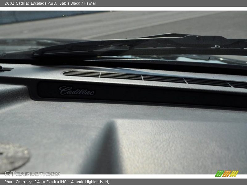 Sable Black / Pewter 2002 Cadillac Escalade AWD
