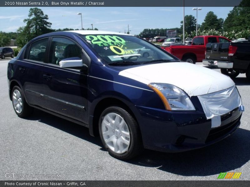 Blue Onyx Metallic / Charcoal 2010 Nissan Sentra 2.0