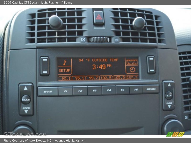 Light Platinum / Ebony 2006 Cadillac CTS Sedan