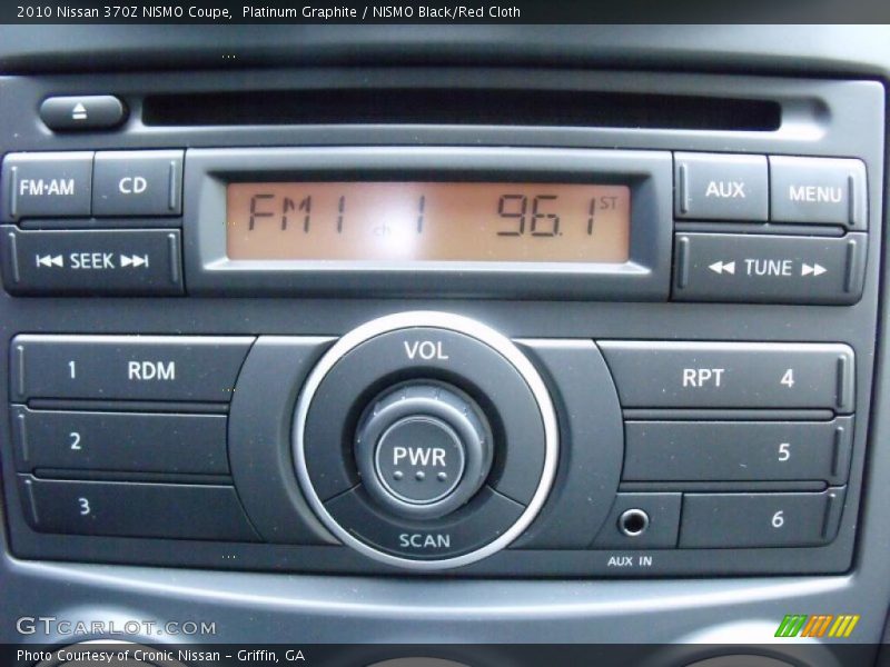 Platinum Graphite / NISMO Black/Red Cloth 2010 Nissan 370Z NISMO Coupe