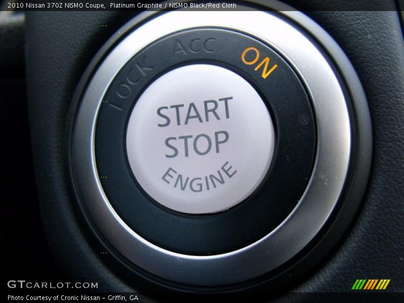 Platinum Graphite / NISMO Black/Red Cloth 2010 Nissan 370Z NISMO Coupe