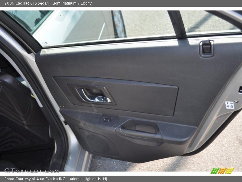 Light Platinum / Ebony 2006 Cadillac CTS Sedan