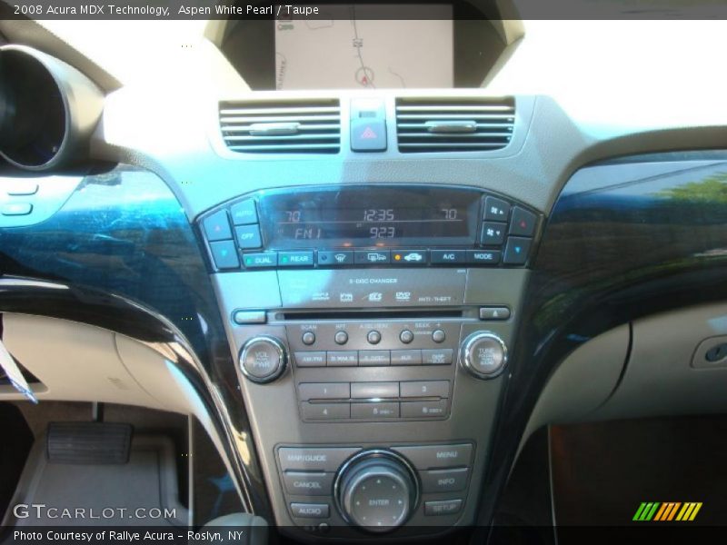 Aspen White Pearl / Taupe 2008 Acura MDX Technology