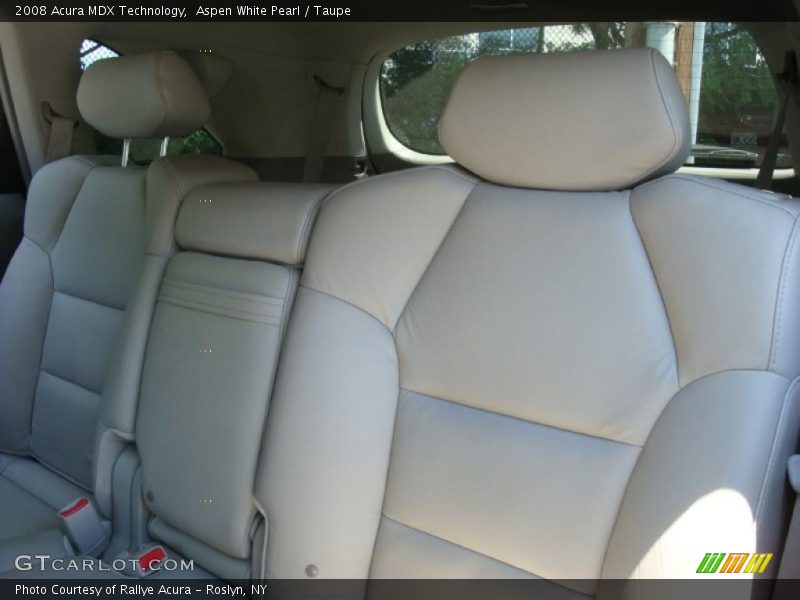 Aspen White Pearl / Taupe 2008 Acura MDX Technology