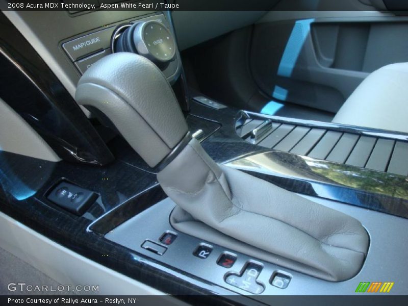 Aspen White Pearl / Taupe 2008 Acura MDX Technology
