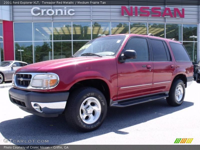 Toreador Red Metallic / Medium Prairie Tan 2001 Ford Explorer XLT