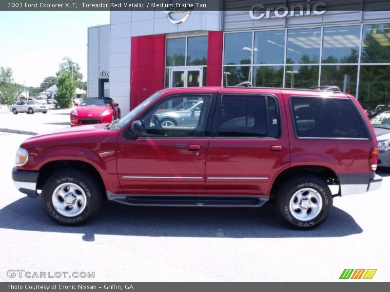 Toreador Red Metallic / Medium Prairie Tan 2001 Ford Explorer XLT