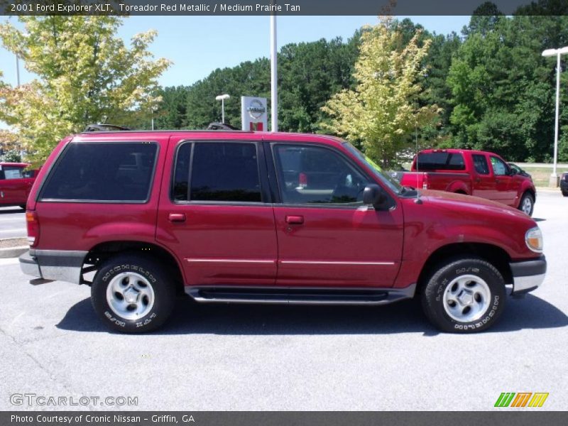 Toreador Red Metallic / Medium Prairie Tan 2001 Ford Explorer XLT