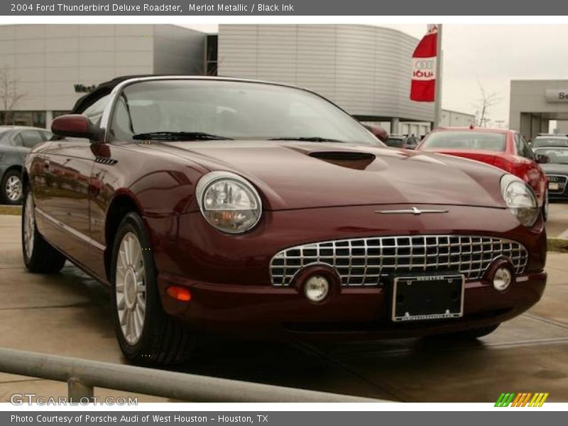 Merlot Metallic / Black Ink 2004 Ford Thunderbird Deluxe Roadster