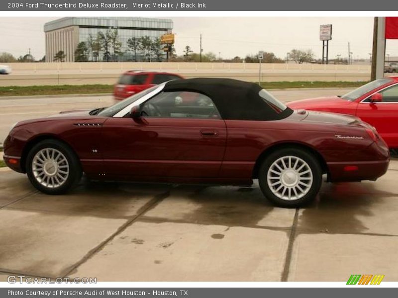 Merlot Metallic / Black Ink 2004 Ford Thunderbird Deluxe Roadster