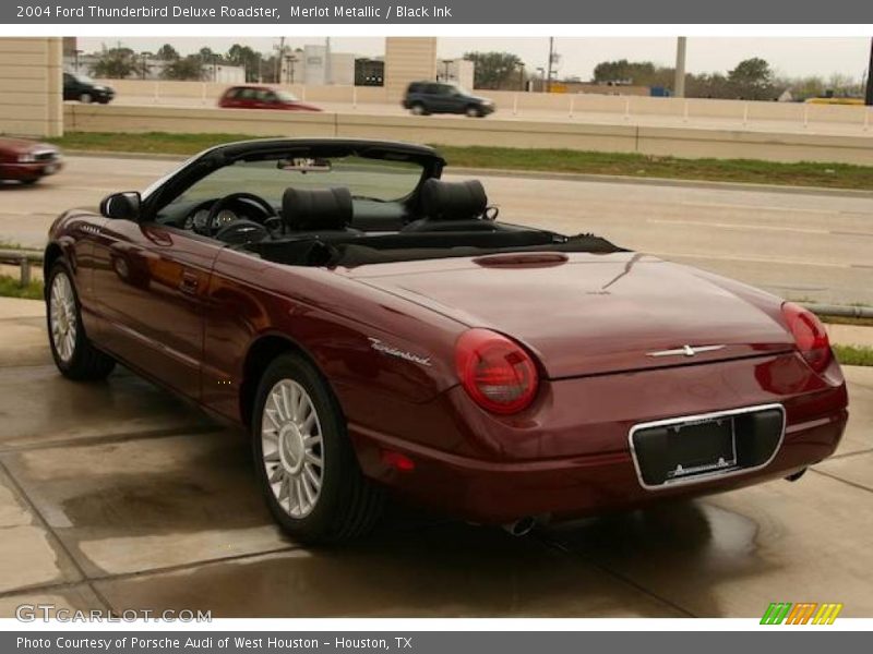 Merlot Metallic / Black Ink 2004 Ford Thunderbird Deluxe Roadster