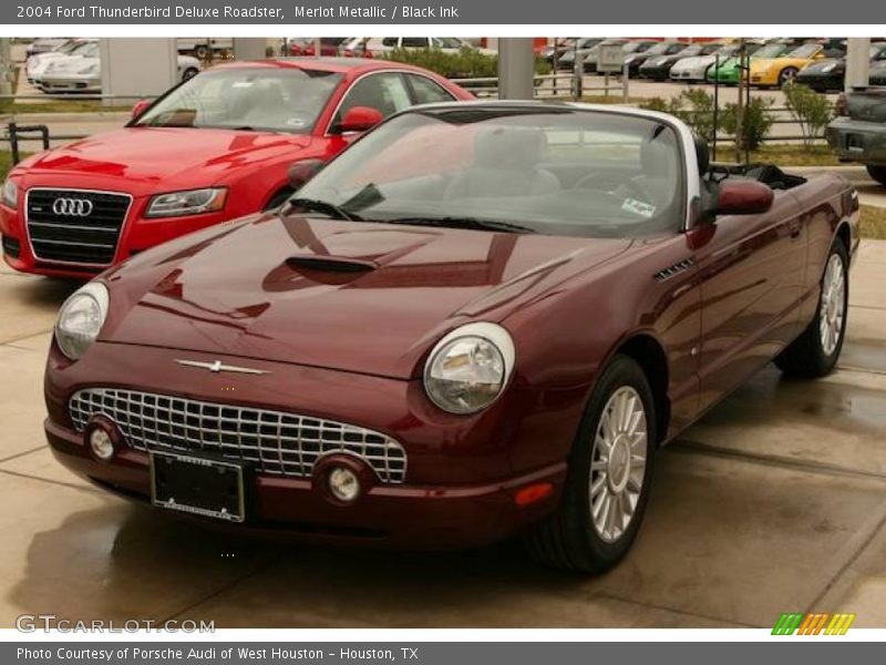 Merlot Metallic / Black Ink 2004 Ford Thunderbird Deluxe Roadster