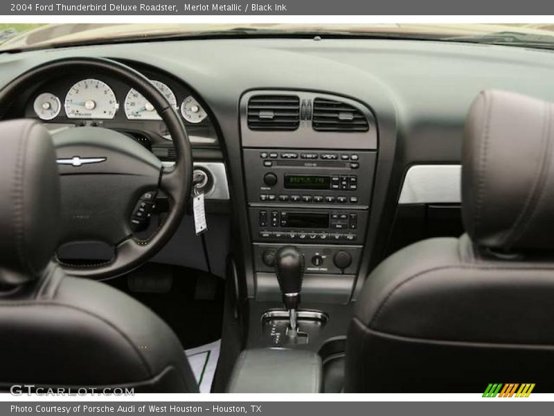 Merlot Metallic / Black Ink 2004 Ford Thunderbird Deluxe Roadster