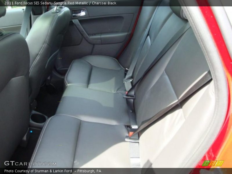 Sangria Red Metallic / Charcoal Black 2011 Ford Focus SES Sedan