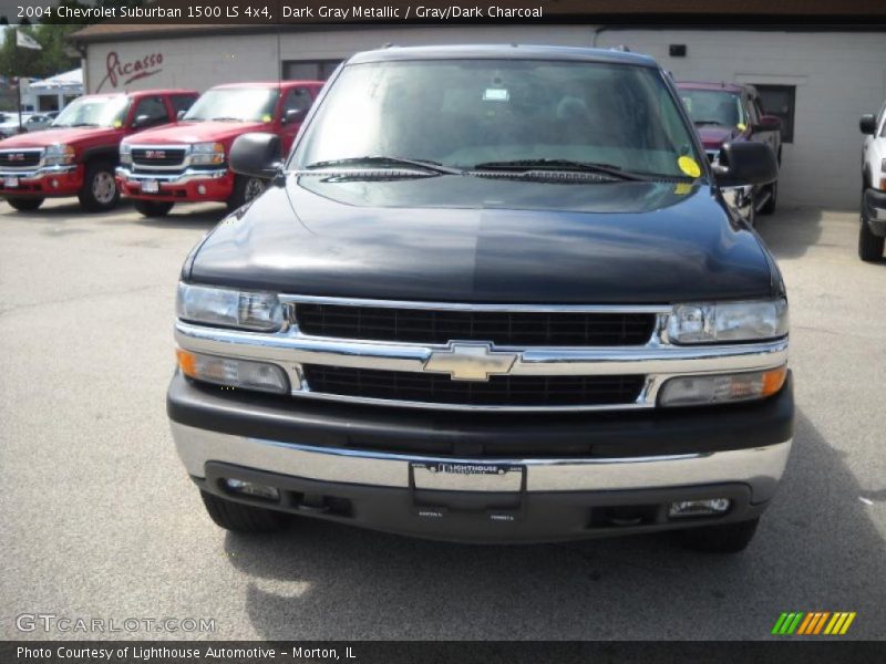 Dark Gray Metallic / Gray/Dark Charcoal 2004 Chevrolet Suburban 1500 LS 4x4