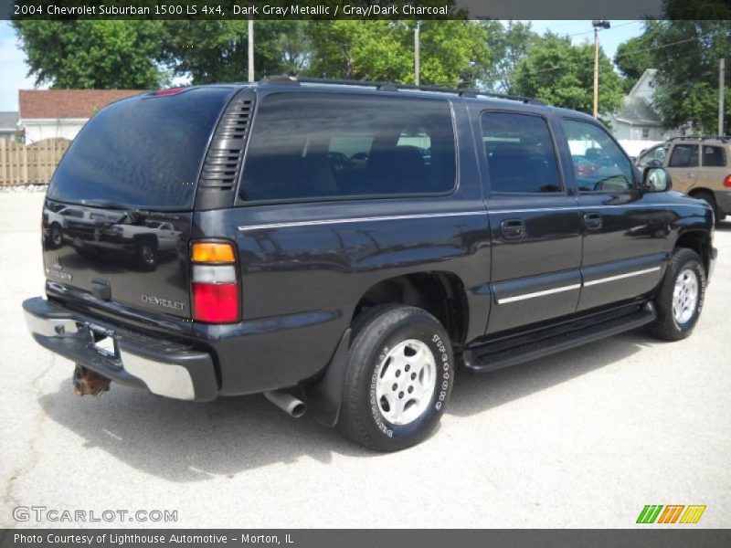 Dark Gray Metallic / Gray/Dark Charcoal 2004 Chevrolet Suburban 1500 LS 4x4