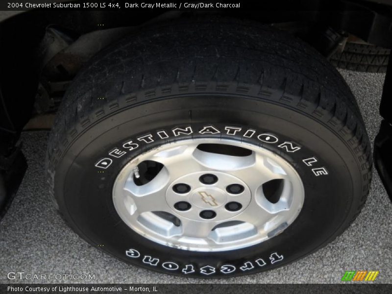Dark Gray Metallic / Gray/Dark Charcoal 2004 Chevrolet Suburban 1500 LS 4x4