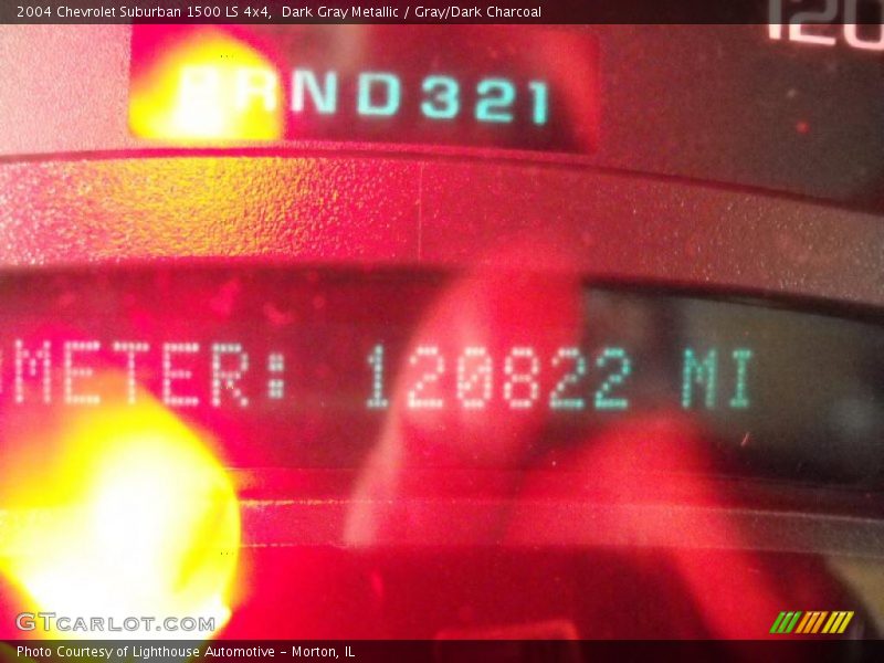 Dark Gray Metallic / Gray/Dark Charcoal 2004 Chevrolet Suburban 1500 LS 4x4